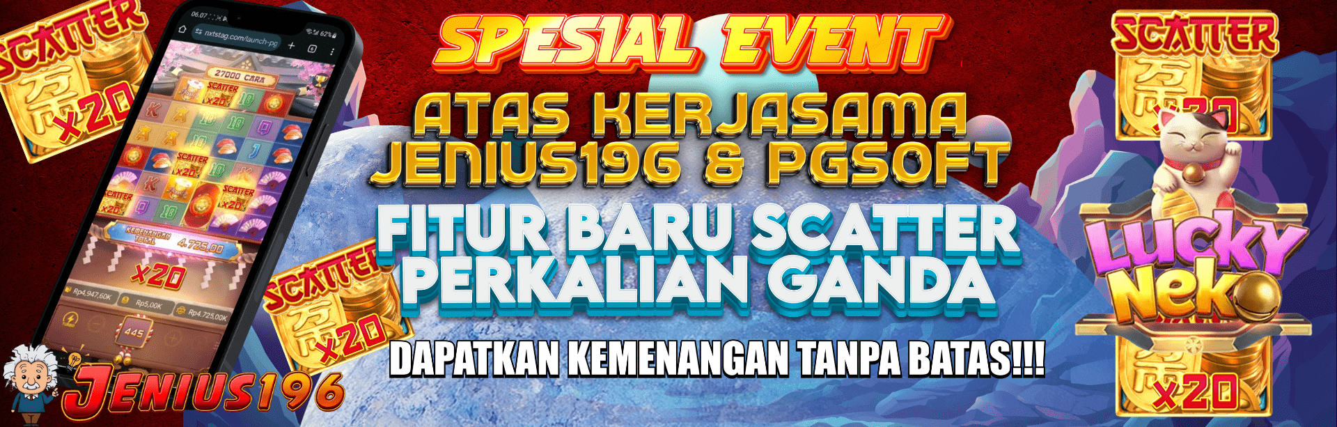 PERKALIAN GANDA LUCKY NEKO