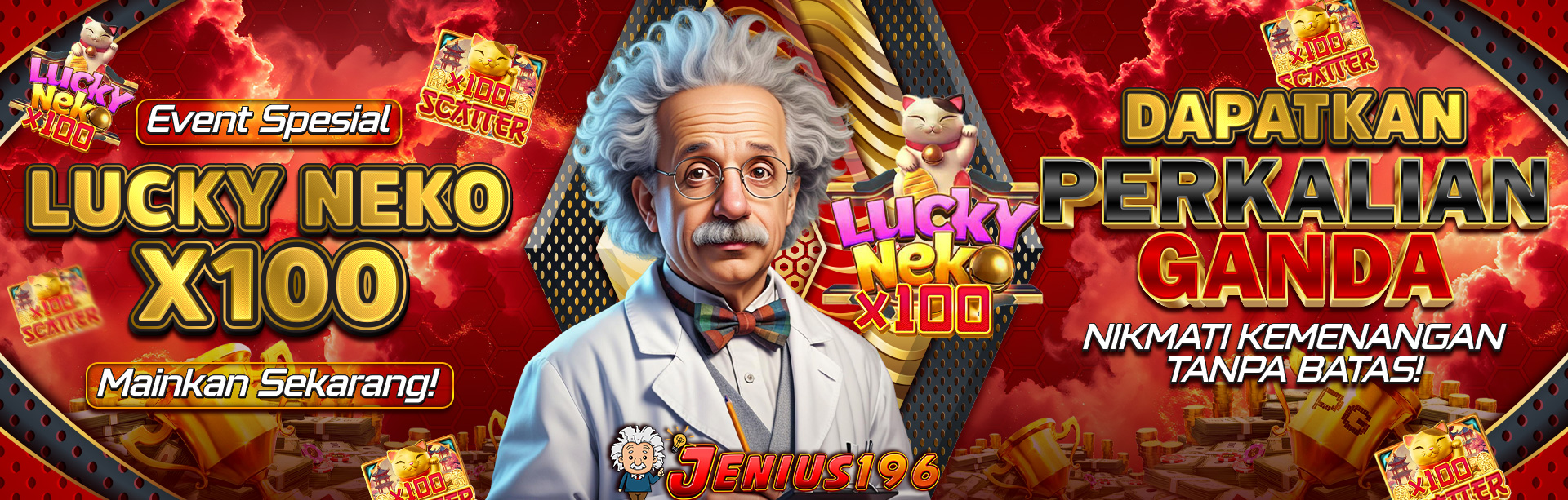 PERKALIAN GANDA LUCKY NEKO