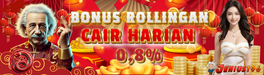 BONUS ROLLINGAN 0,8% KALAH TETAP DIBAYAR 