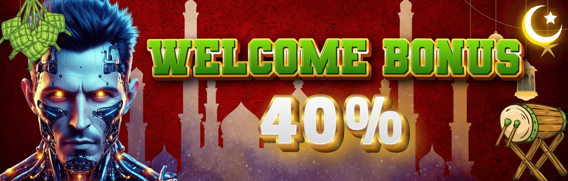 BONUS NEW MEMBER 40%