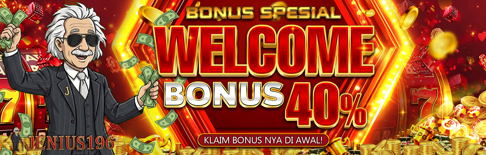 BONUS NEW MEMBER 40%