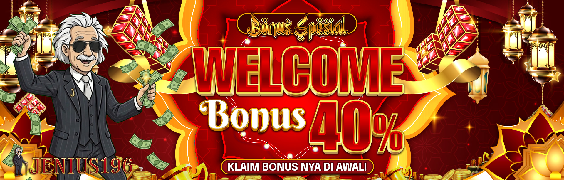 BONUS NEW MEMBER 40%