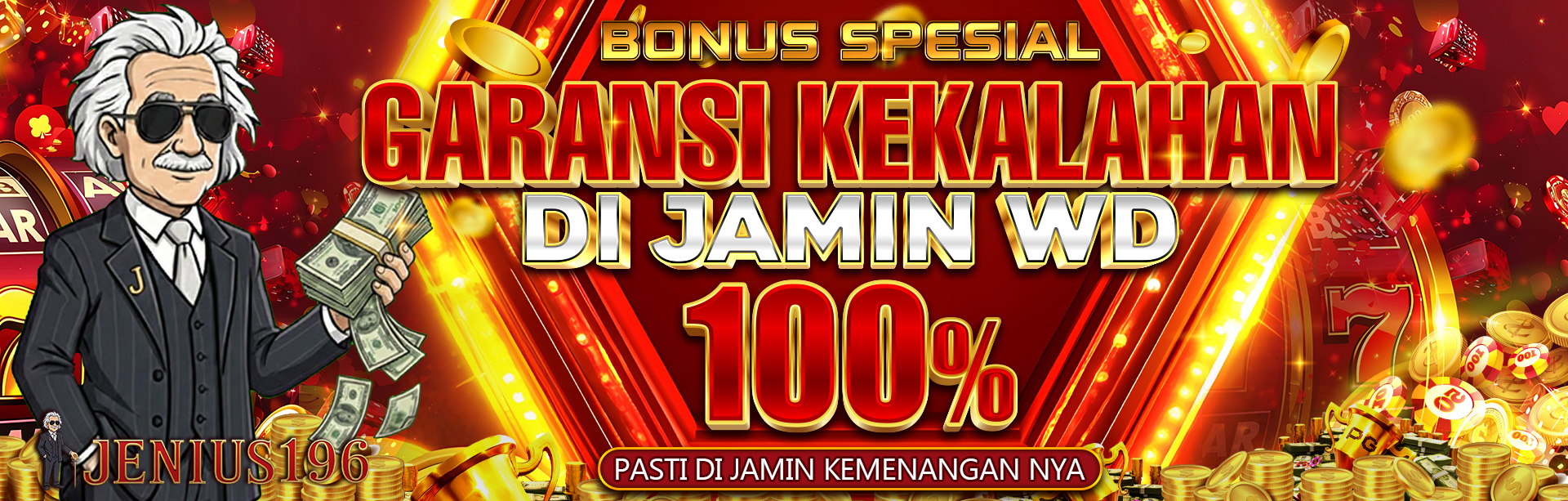 GARANSI KEMENANGAN 100% DI JAMIN WD