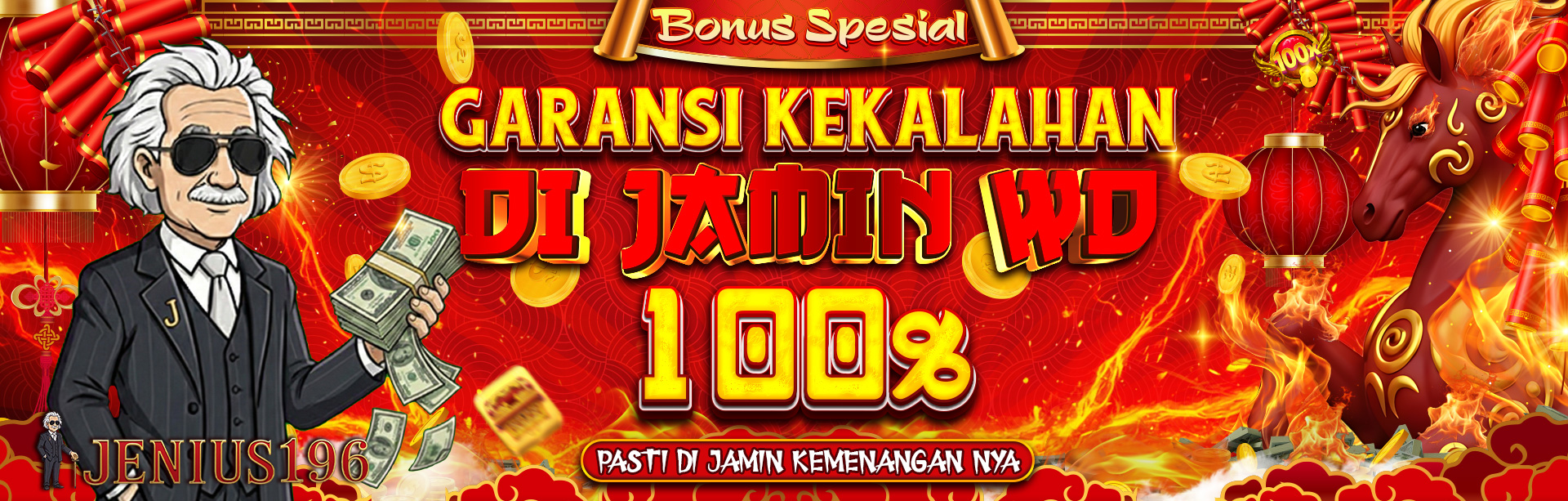 GARANSI KEMENANGAN 100% DI JAMIN WD