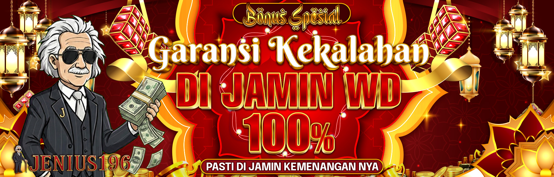 GARANSI KEMENANGAN 100% DI JAMIN WD