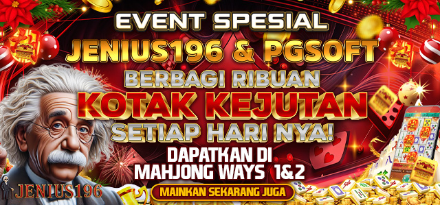 SPECIAL EVENT KERJASAMA JENIUS196 & PG SOFT DAPATKAN RIBUAN KOTAK KEJUTAN SETIAP HARINYA DI MAHJONG1