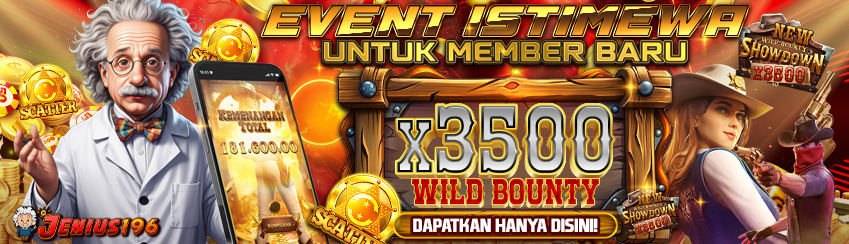 SPESIAL EVENT NEW WILD BOUNTY SHOWDOWN PERKALIAN X3500 PERKALIAN TUNGGAL KERJASAMA JENIUS196 & PG SO