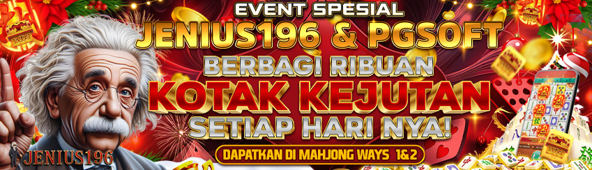 SPECIAL EVENT KERJASAMA JENIUS196 & PG SOFT DAPATKAN RIBUAN KOTAK KEJUTAN SETIAP HARINYA DI MAHJONG1