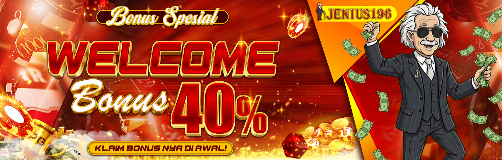 BONUS NEW MEMBER 40%