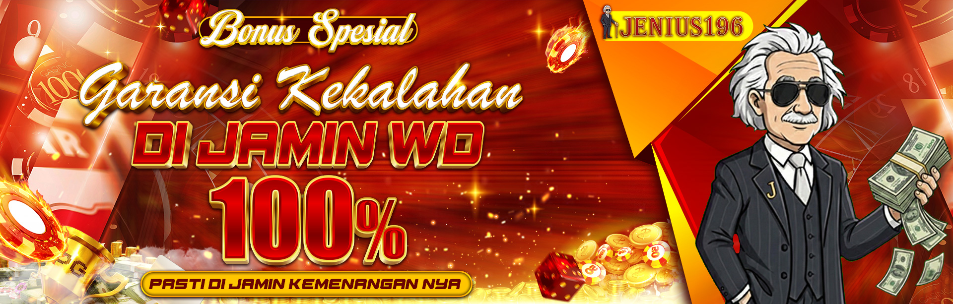 GARANSI KEMENANGAN 100% DI JAMIN WD